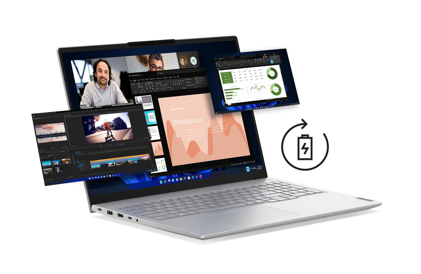 Lenovo ThinkBook 16 G8 IAL 16″ WUXGA | Core Ultra 5 225U | 16GB DDR5 | 512GB SSD | Windows 11 Pro