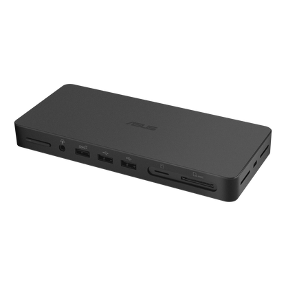 ASUS Triple 4K Thunderbolt 4 Dock DC500 | Dual HDMI 2.1 | 96W Power Delivery | 2.5GbE | SD & microSD