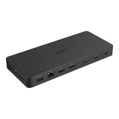 ASUS Triple 4K Thunderbolt 4 Dock DC500 | Dual HDMI 2.1 | 96W Power Delivery | 2.5GbE | SD & microSD