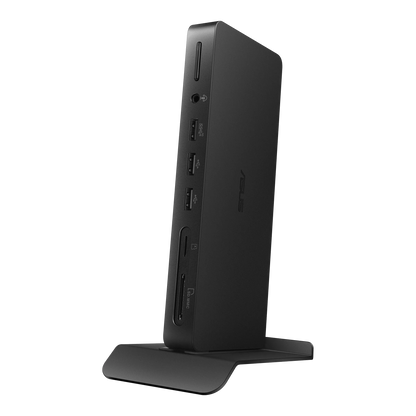 ASUS Triple 4K Thunderbolt 4 Dock DC500 | Dual HDMI 2.1 | 96W Power Delivery | 2.5GbE | SD & microSD