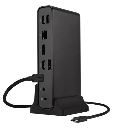 ASUS Triple Display USB-C Dock Duo DC301 | HDMI + 2× DisplayPort | USB-C | Ethernet | SD Card Reader