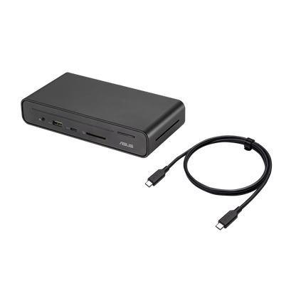 ASUS Triple Display USB-C Dock Duo DC301 | HDMI + 2× DisplayPort | USB-C | Ethernet | SD Card Reader