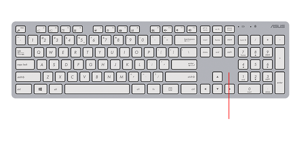 ASUS W5000 Wireless Keyboard & Mouse Set | Black | 2.4GHz Wireless
