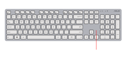 ASUS W5000 Wireless Keyboard & Mouse Set | Black | 2.4GHz Wireless