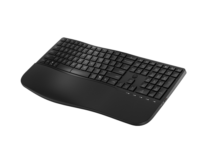 HP 685 Comfort Dual-Mode Keyboard | Wireless & Bluetooth | Ergonomic Business Keyboard