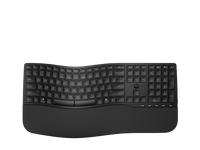 HP 685 Comfort Dual-Mode Keyboard | Wireless & Bluetooth | Ergonomic Business Keyboard