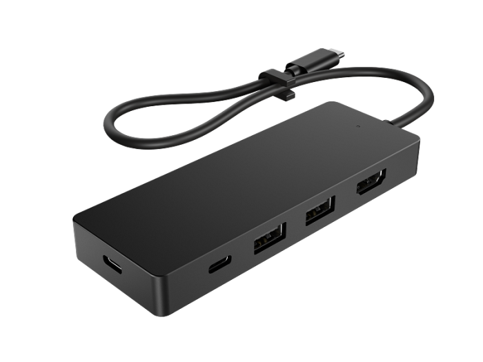 HP USB-C Travel Hub G3 | Compact Multiport USB-C Hub | HDMI | USB-A | USB-C | Portable Design