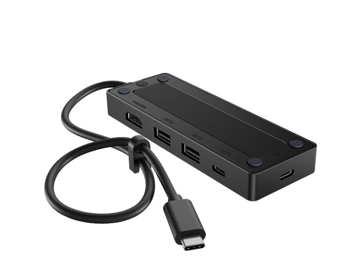 HP USB-C Travel Hub G3 | Compact Multiport USB-C Hub | HDMI | USB-A | USB-C | Portable Design