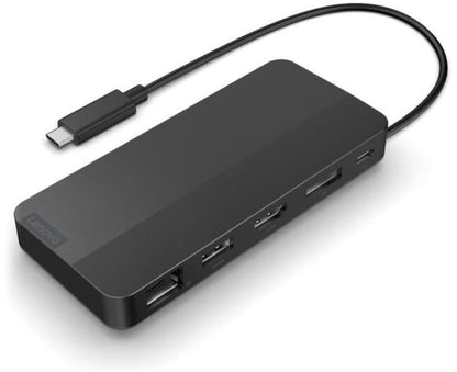 Lenovo USB-C Dual Display Travel Dock | Dual HDMI | 100W Power Adapter (EU) | 40B90100SA