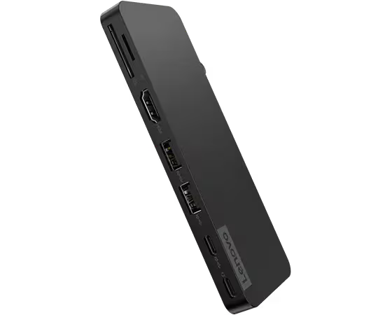 Lenovo USB-C Slim Travel Dock | Multi-Port USB-C Hub | 4X11N40212
