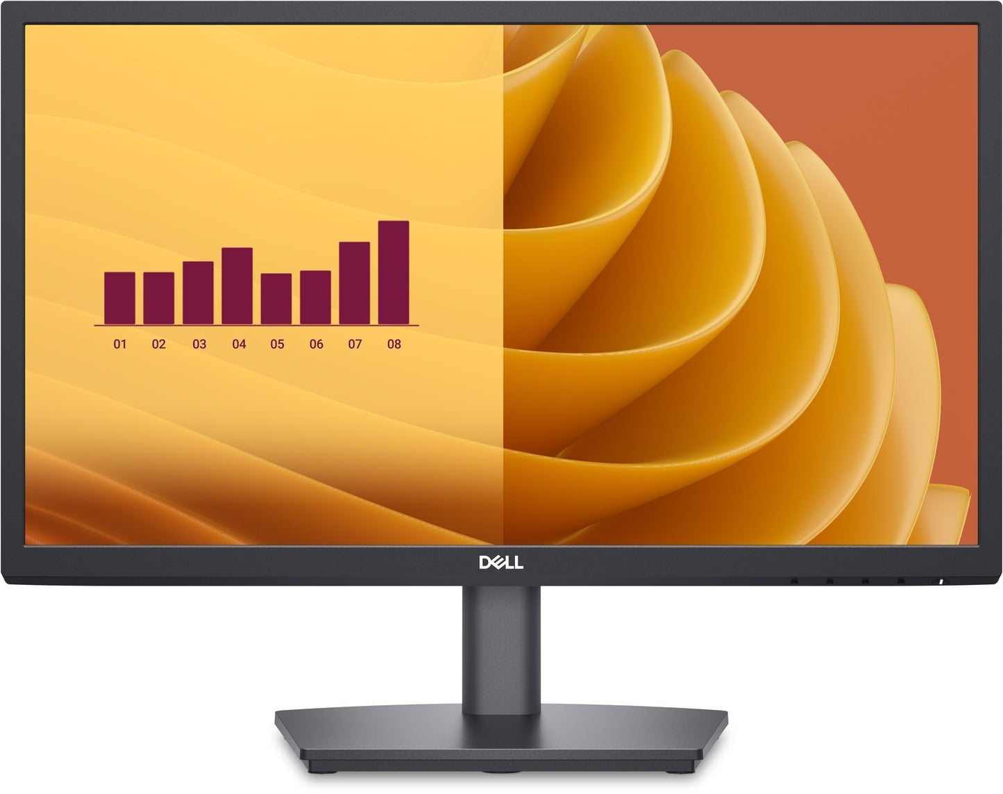 Dell E2225HS - (21.5") (1920x1080 at 75Hz) FHD VA LED Monitor, 16:9, VGA, HDMI 1.4, DP 1.2