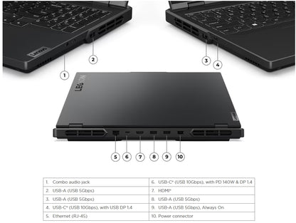 Lenovo Legion Pro 5 16'' i7-14650HX 16GB/512GB RTX 5060 8GB W11H 1 Year Carry-in Black