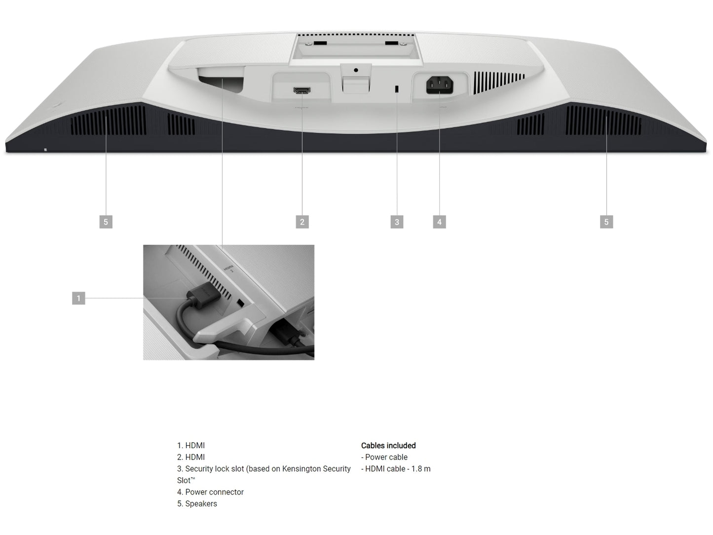 Dell S2725HS - 68.47cm (27") (1920x1080 at 100Hz) FHD IPS LED Monitor